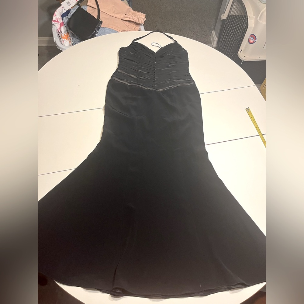 Nina Raynor Delray Beach Florida boutique size 10 black mermaid evening dress